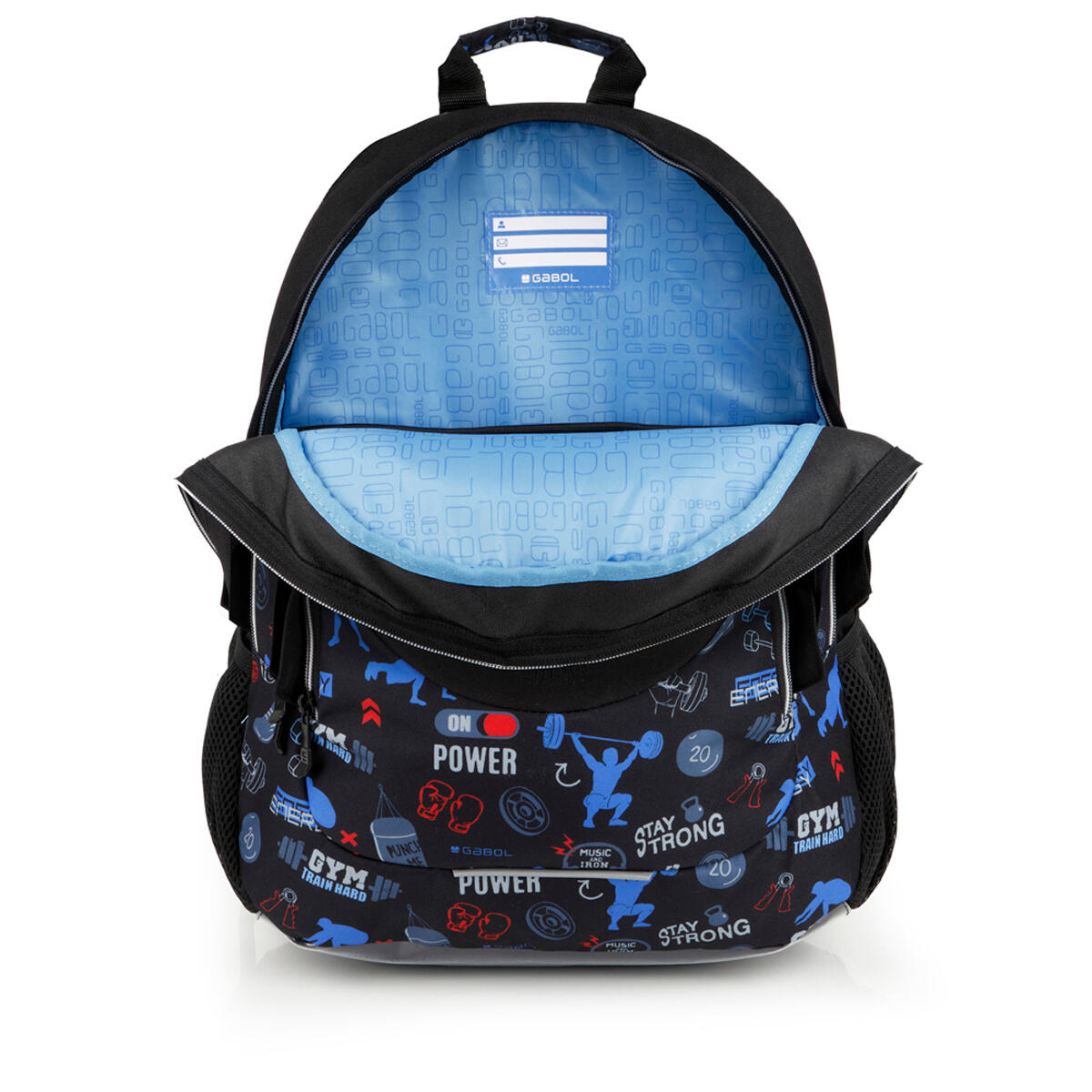 Mochila Gabol TRAINING negra e impermeable 4/6