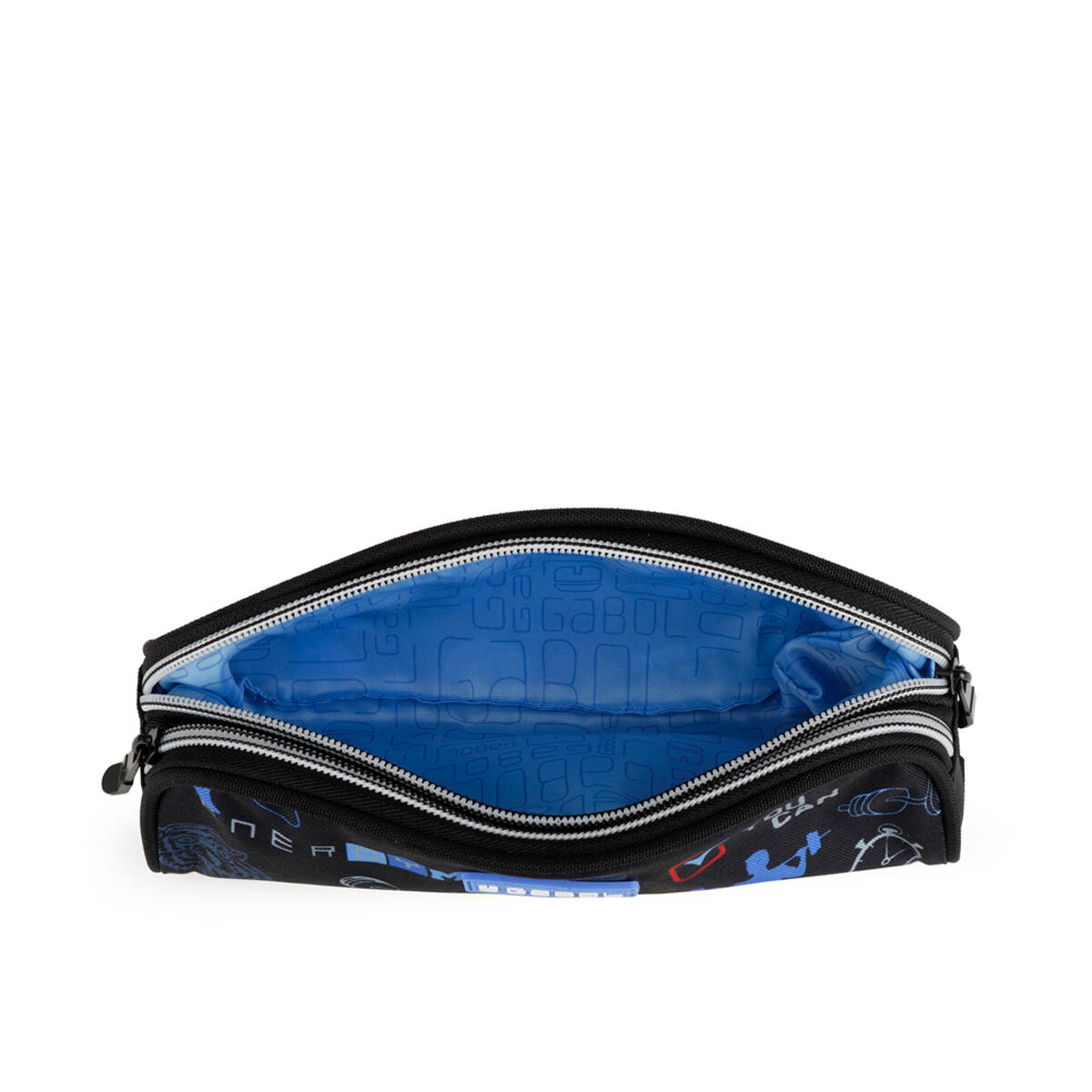 Estuche doble Gabol TRAINING negro y resistente al agua 4/4