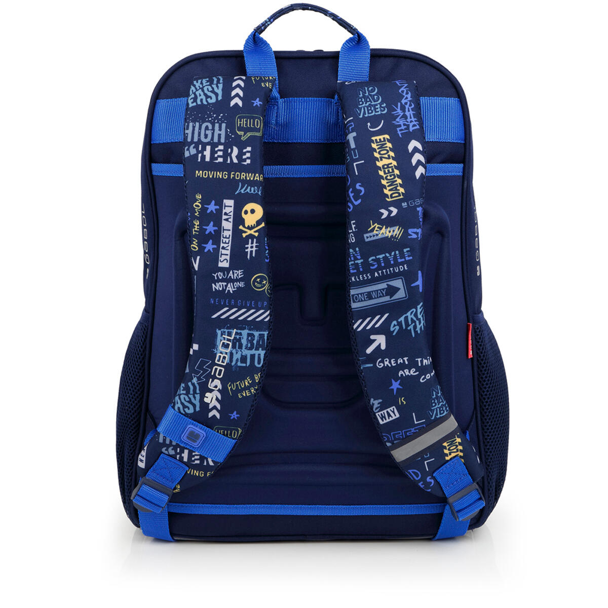 Mochila adaptable a carro Gabol SKULL azul y resistente al agua 3/6