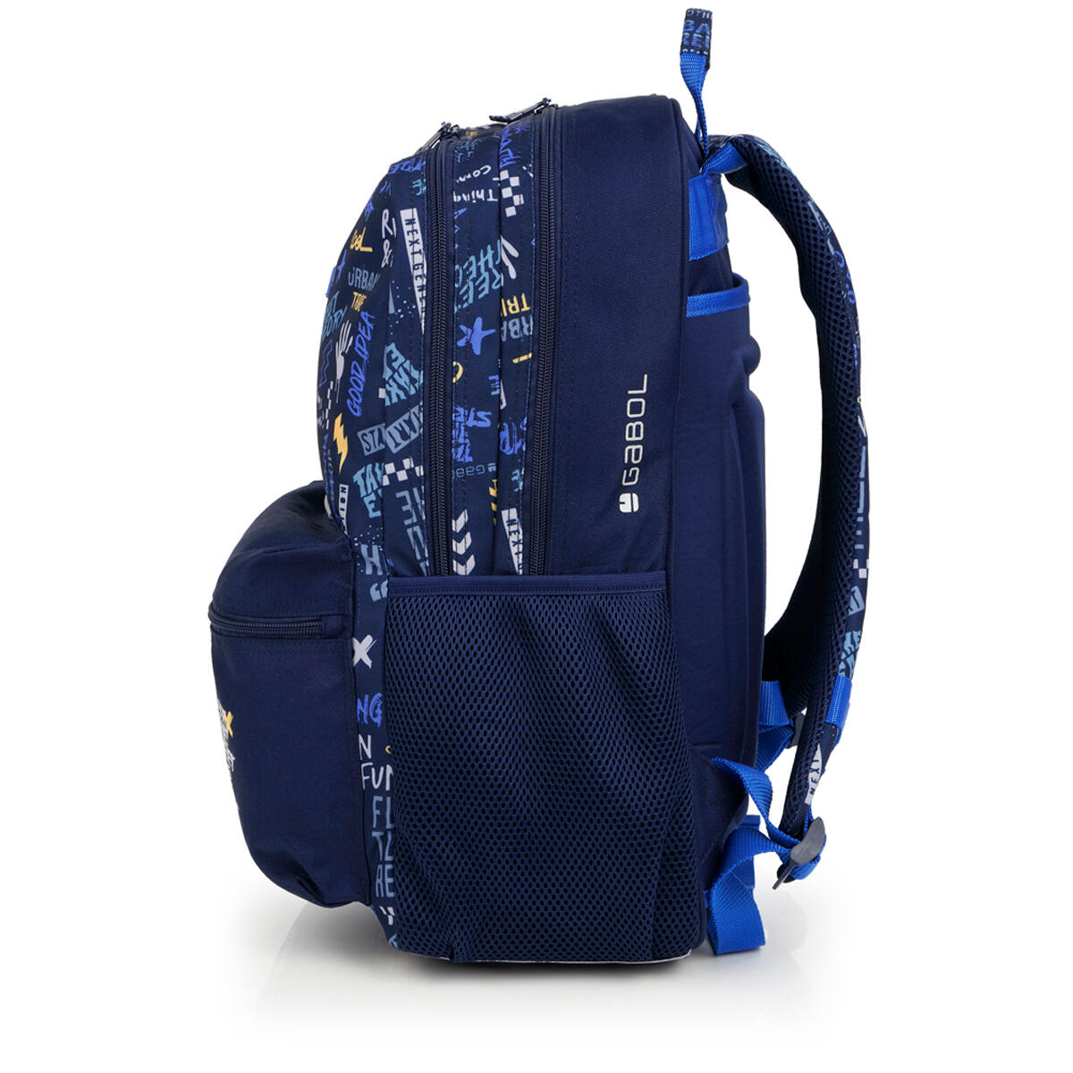 Mochila adaptable a carro Gabol SKULL azul y resistente al agua 2/6