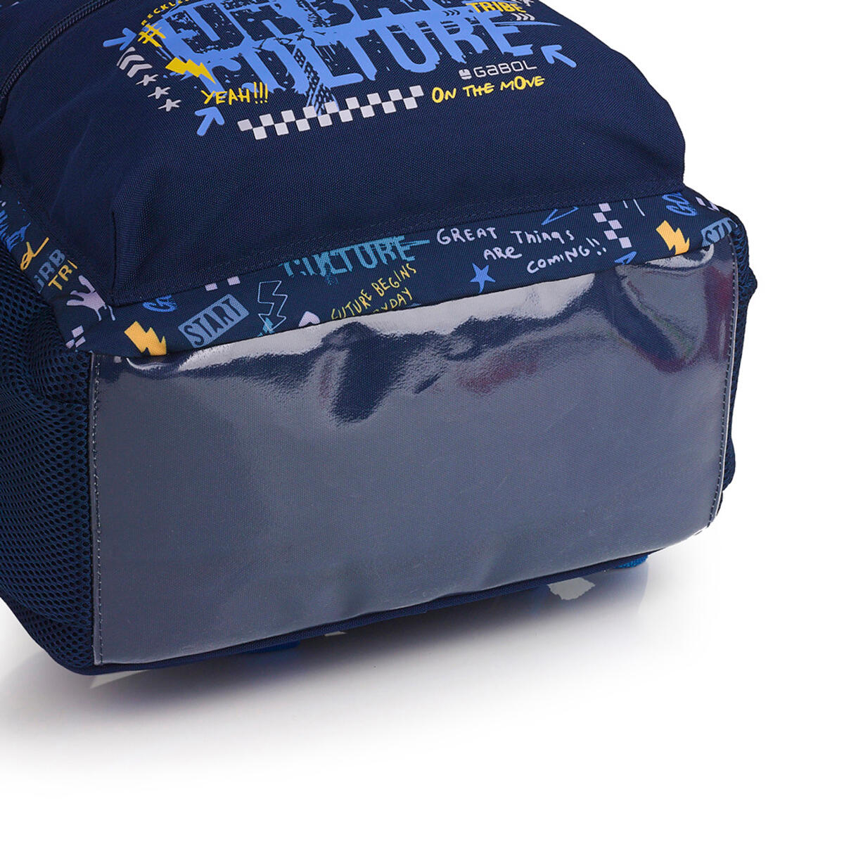 Mochila adaptable a carro Gabol SKULL azul y resistente al agua 6/6