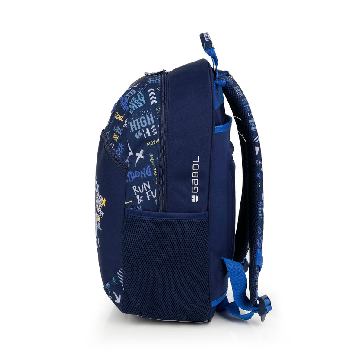 Mochila adaptable a carro Gabol SKULL azul y resistente al agua 2/6