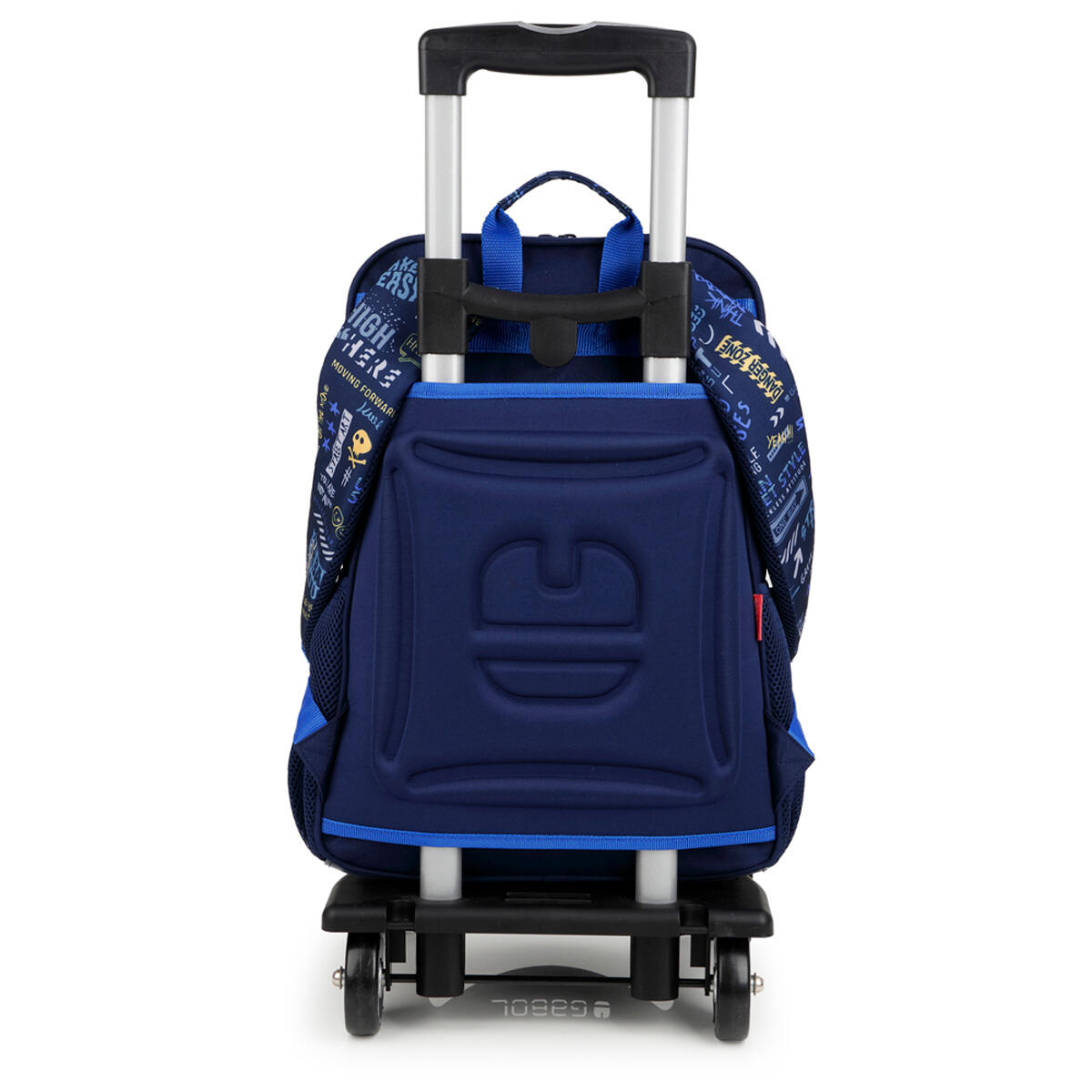 Mochila adaptable a carro Gabol SKULL azul y resistente al agua 5/6