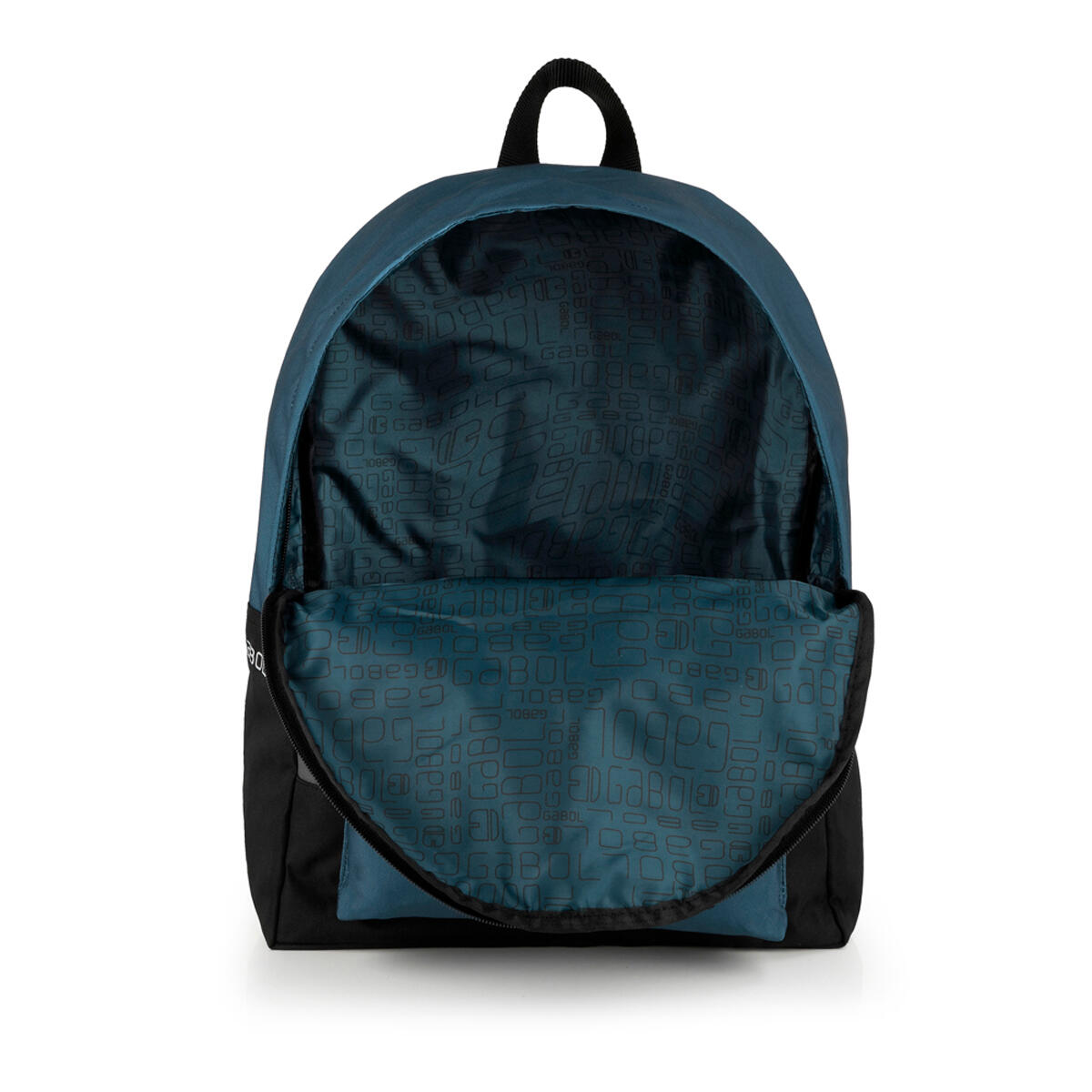 Mochila Gabol ROAD azul y negra y resistente al agua 4/6