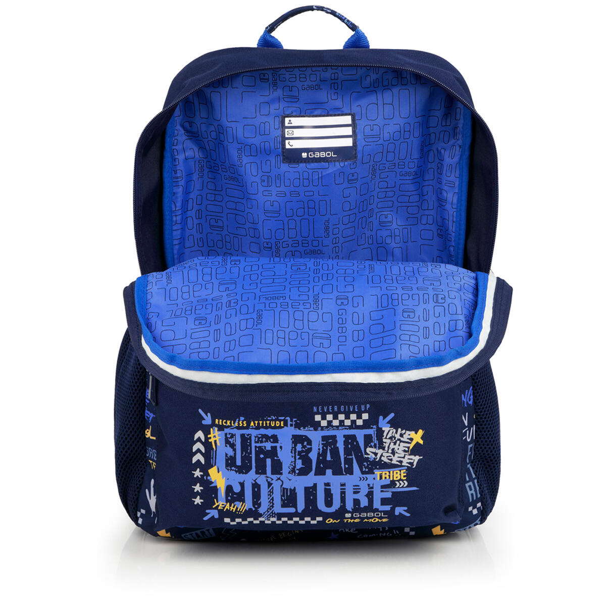 Mochila adaptable a carro Gabol SKULL azul y resistente al agua 4/6