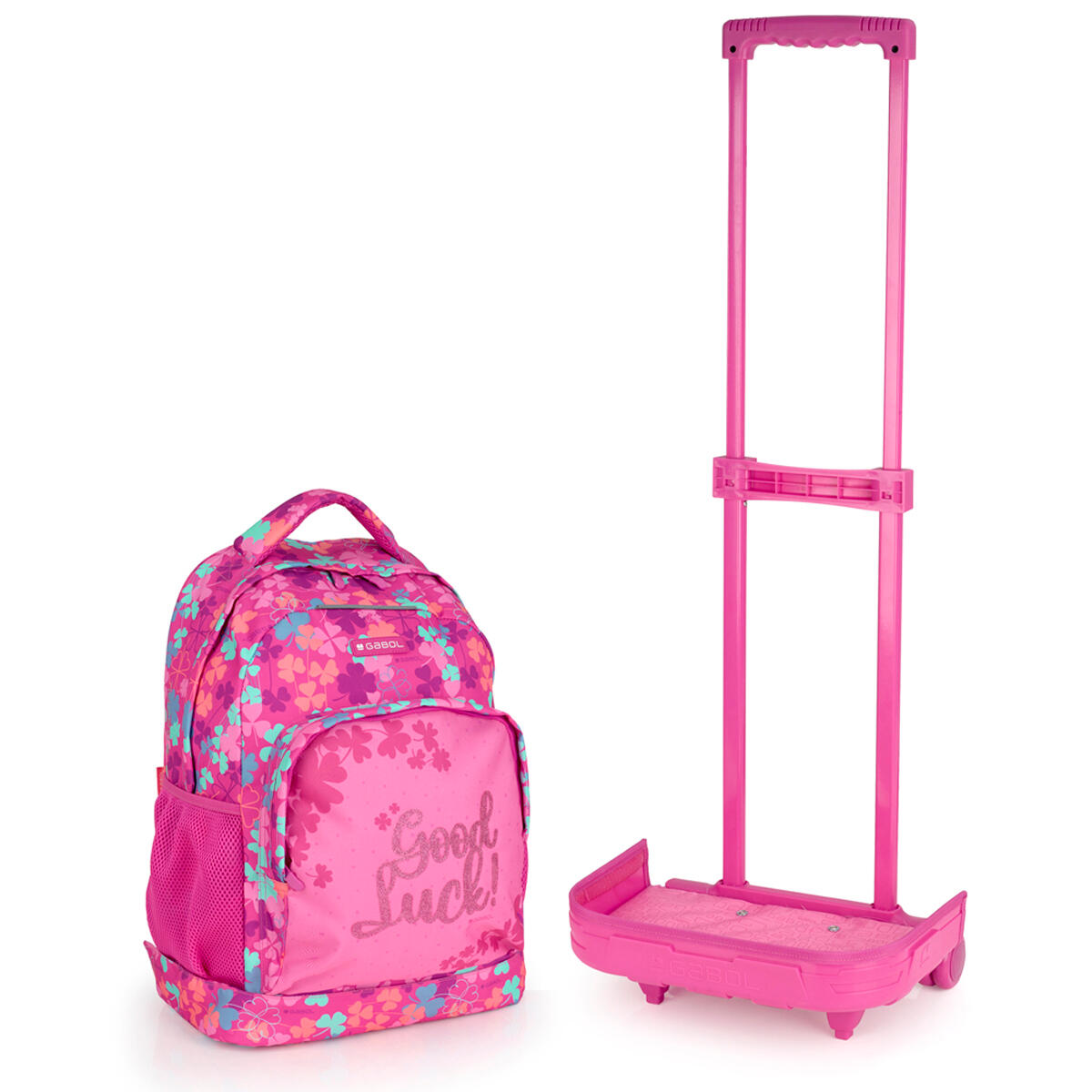 Mochila con ruedas desmontable Gabol CLOVER de poliéster resistente al agua 5/6