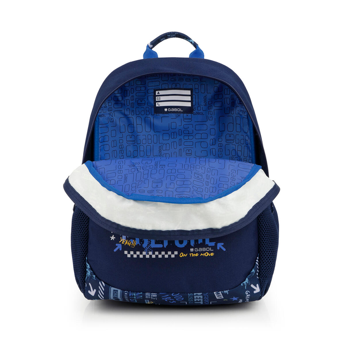 Mochila adaptable a carro Gabol SKULL azul y resistente al agua 4/6
