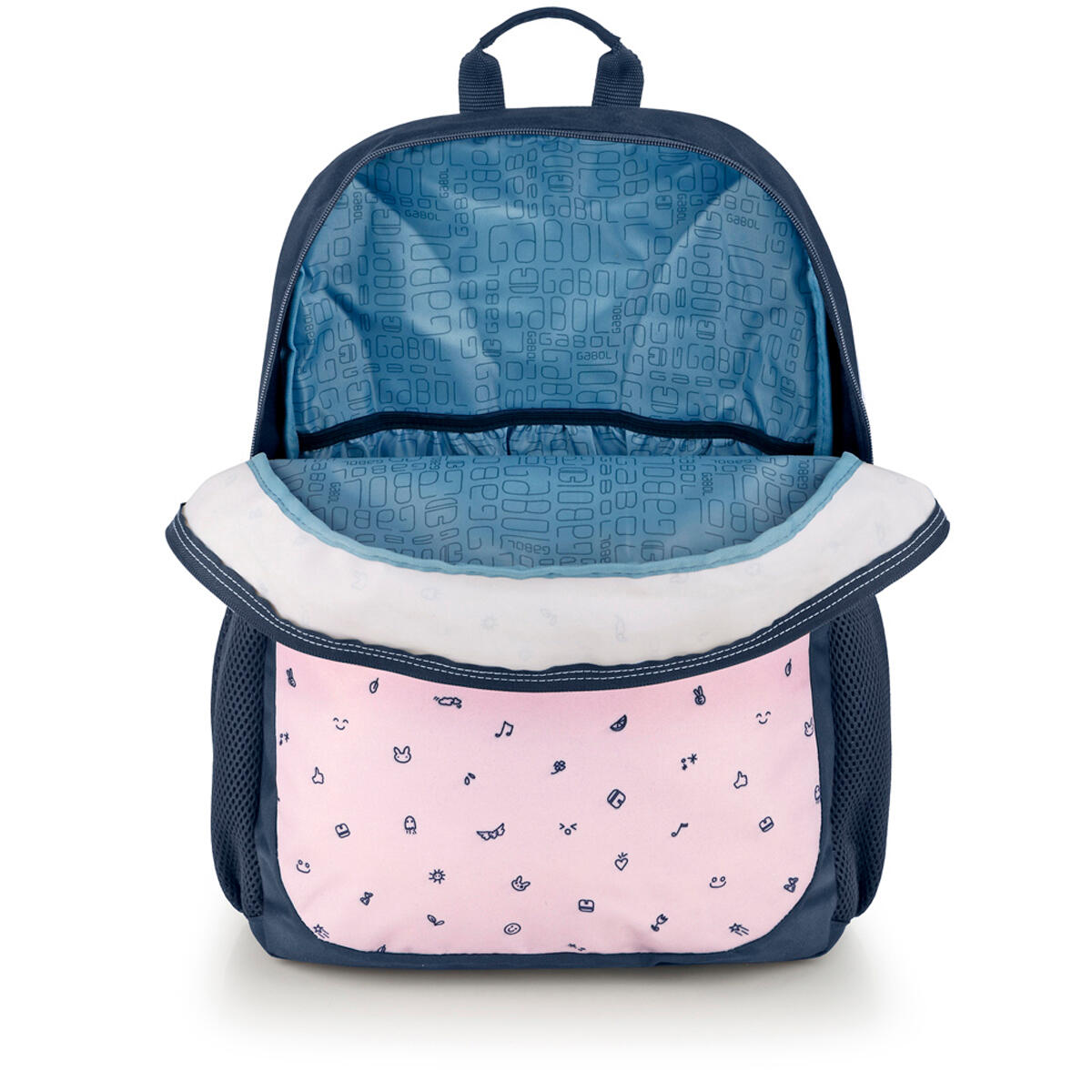 Mochila adaptable a carro Gabol ICON rosa y resistente al agua 4/6