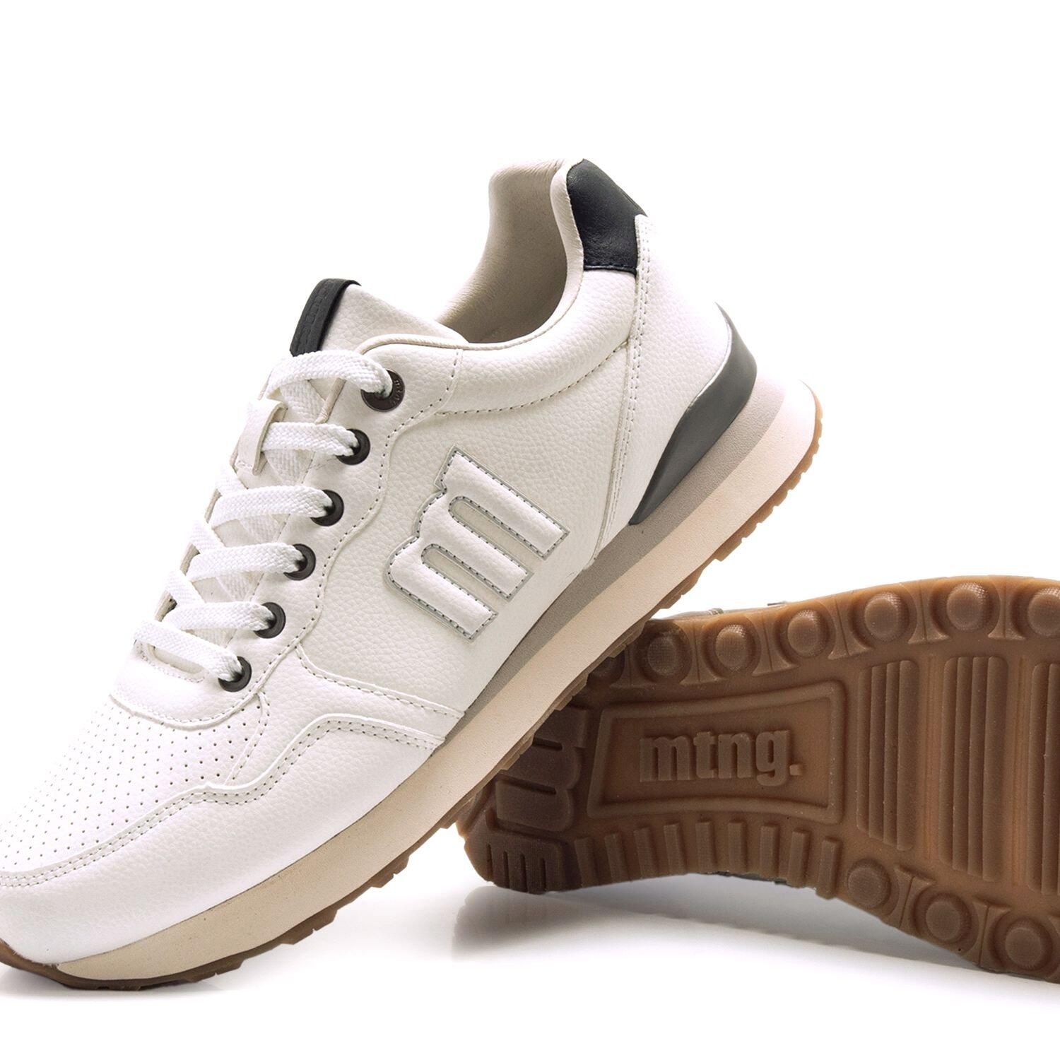 Zapatillas caminar Hombre MTNG Porland Blanco 3/7