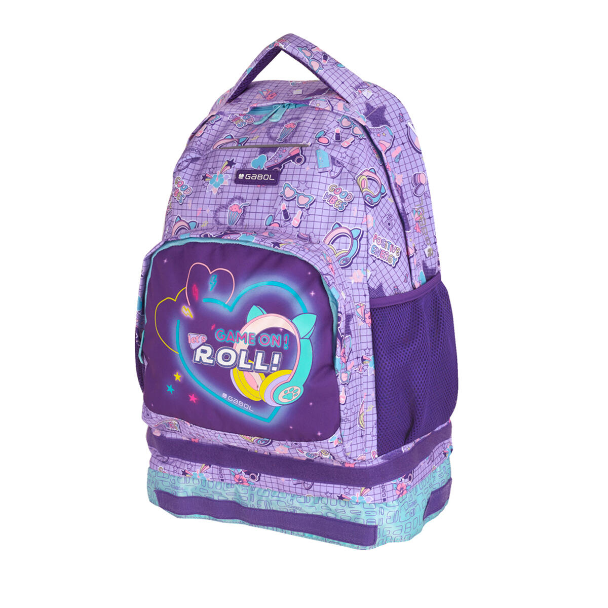 Mochila con ruedas desmontable Gabol FUNNY de poliéster resistente al agua 3/6