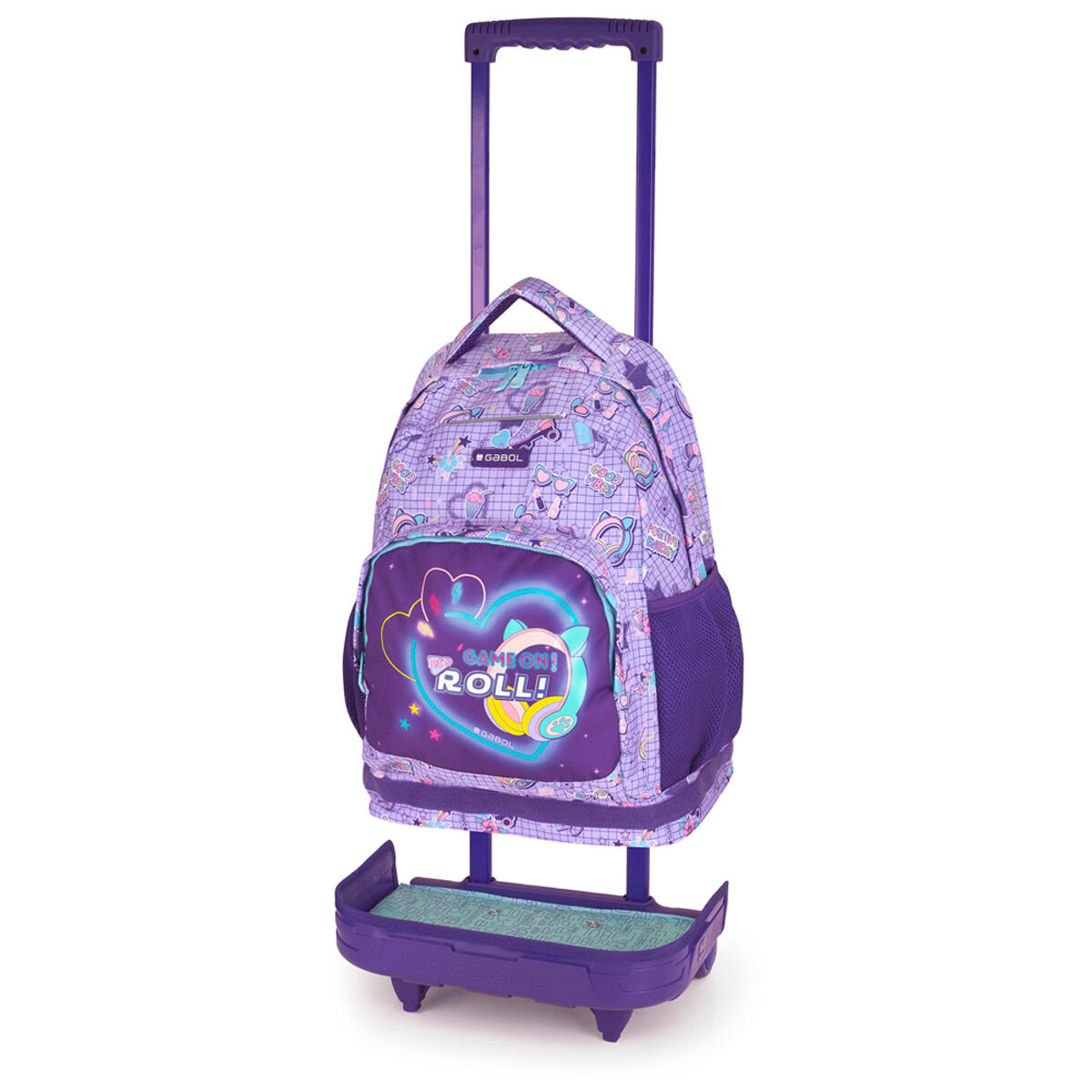 Mochila con ruedas desmontable Gabol FUNNY de poliéster resistente al agua 2/6