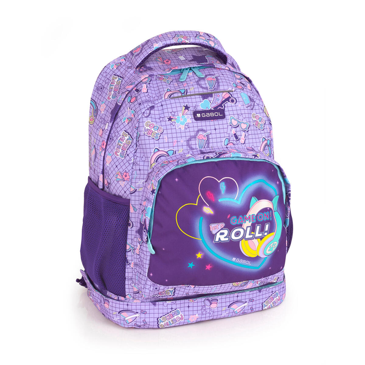 Mochila con ruedas desmontable Gabol FUNNY de poliéster resistente al agua 4/6