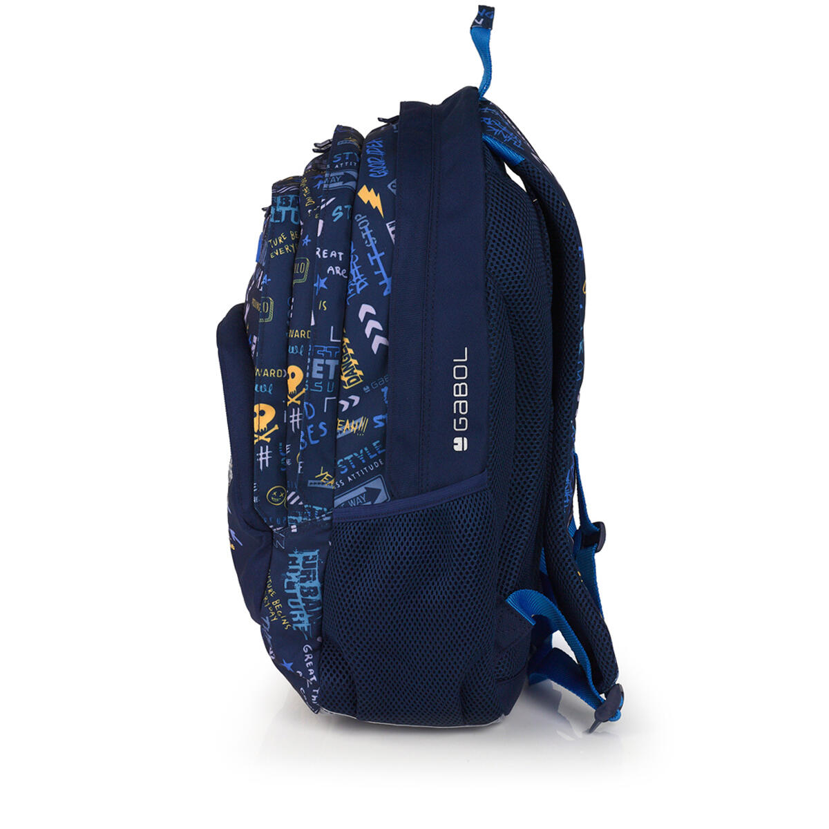 Mochila Gabol SKULL azul e impermeable 2/6