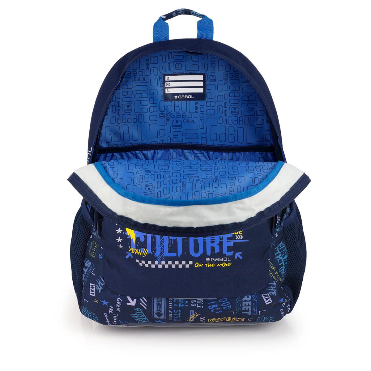 Mochila Gabol SKULL azul e impermeable 4/6