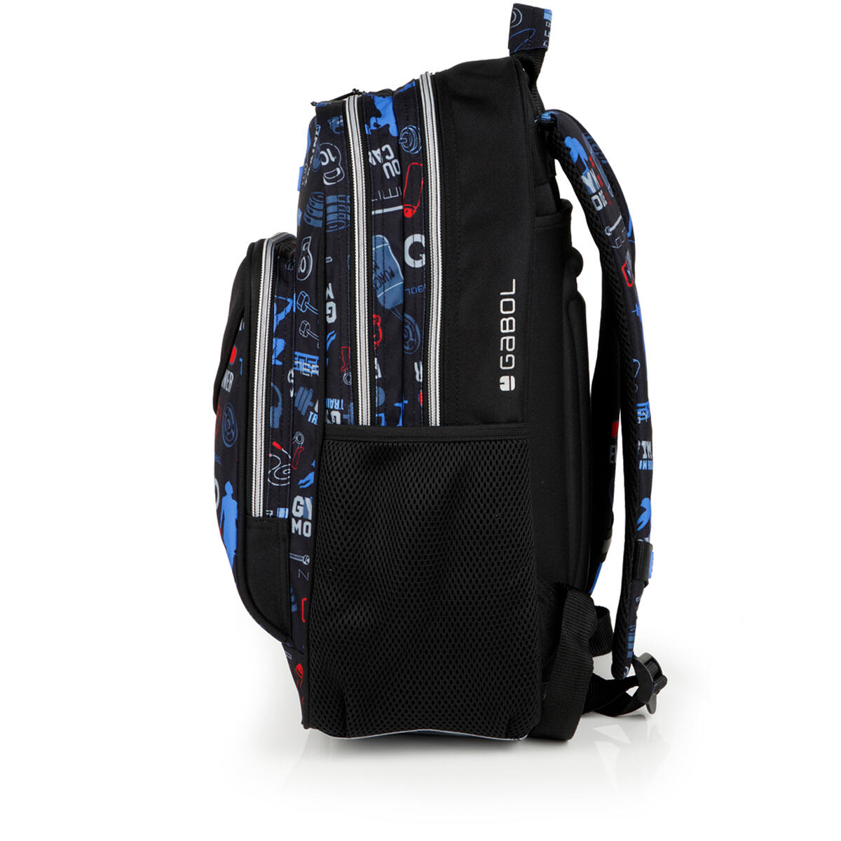 Mochila adaptable a carro Gabol TRAINING negra y resistente al agua 2/6