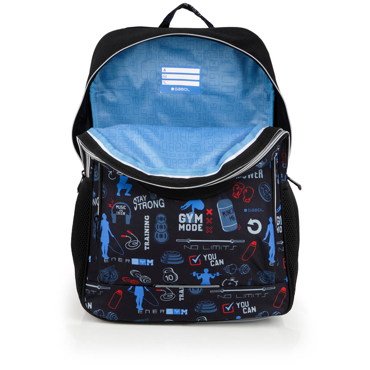 Mochila adaptable a carro Gabol TRAINING negra y resistente al agua 4/6