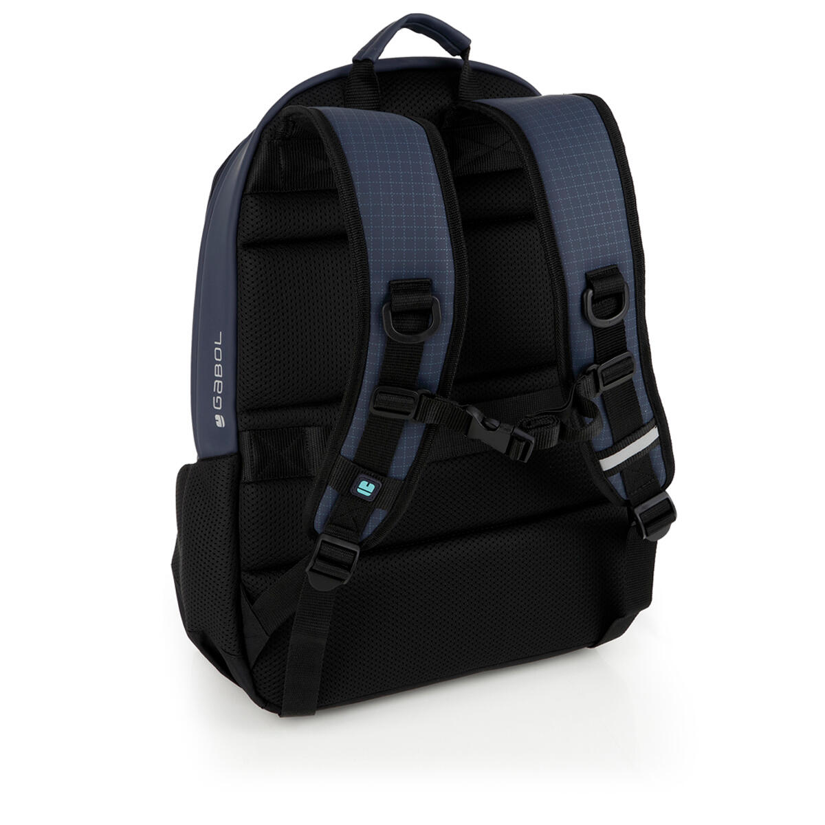 Mochila de dos compartimentos Gabol LION de piel sintética con reflectante 5/6