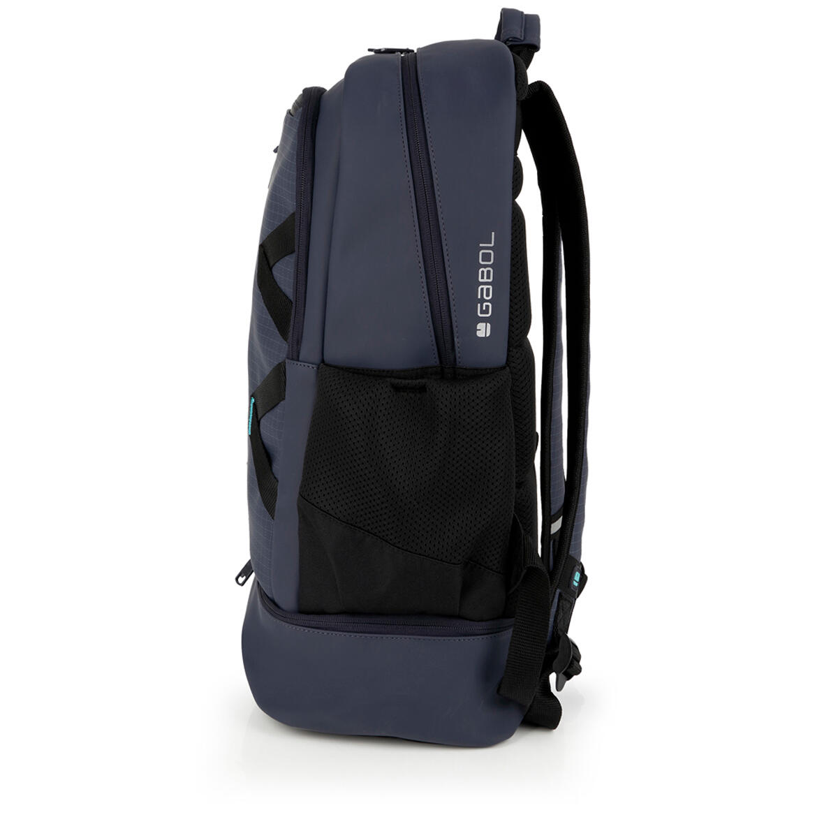 Mochila de dos compartimentos Gabol LION de piel sintética con reflectante 2/5