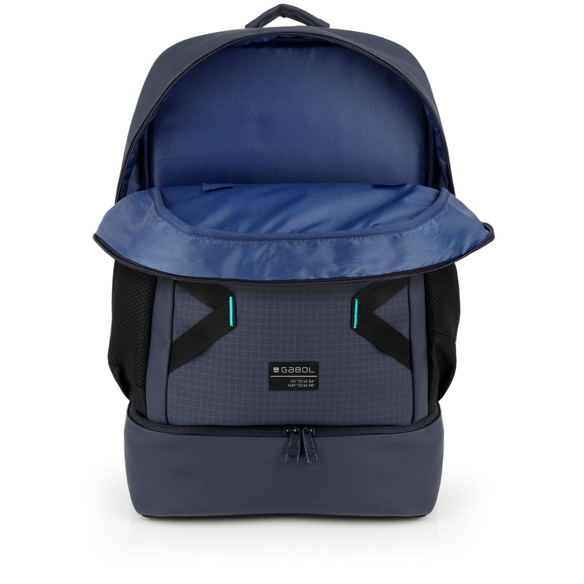 Mochila de dos compartimentos Gabol LION de piel sintética con reflectante 4/5