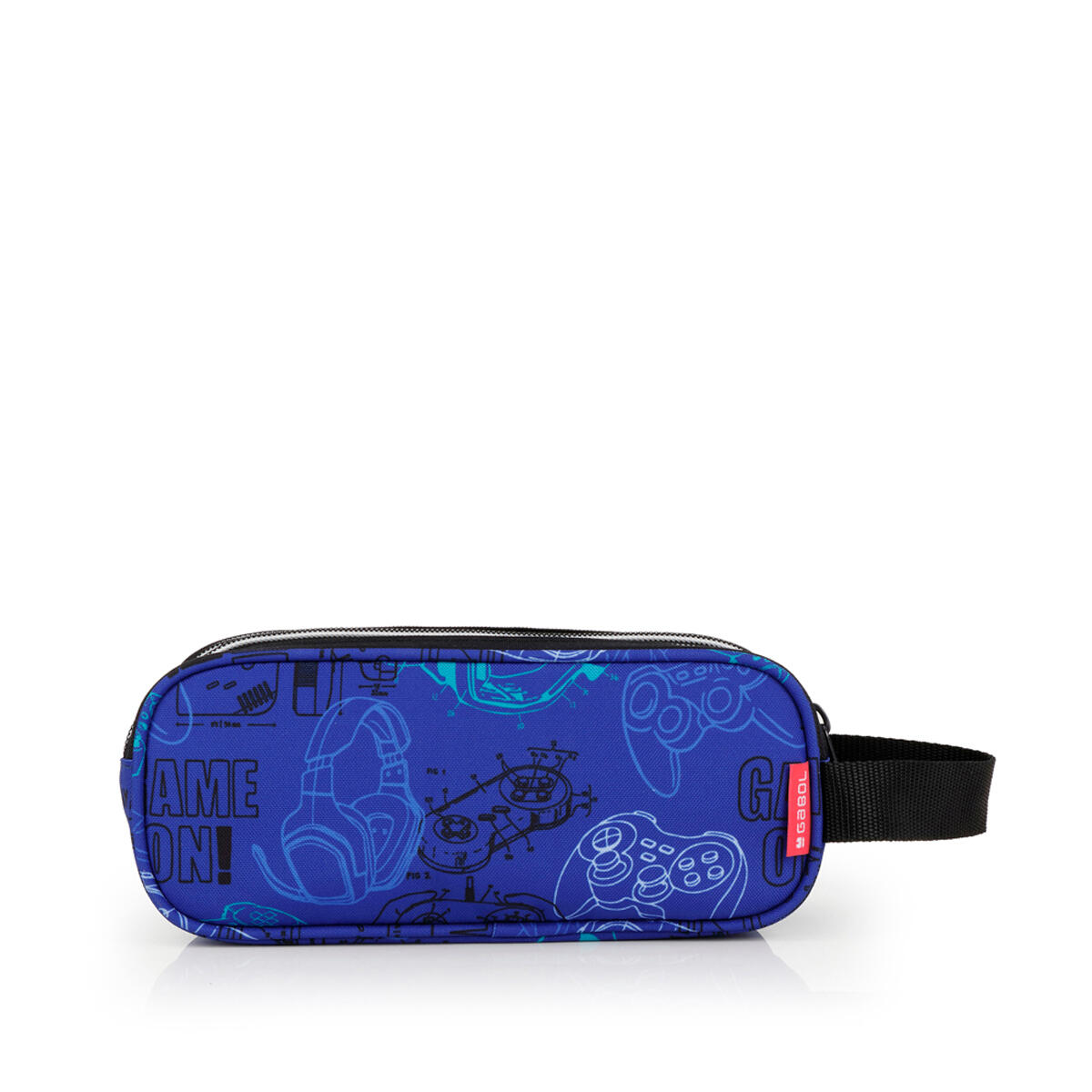 Estuche triple Gabol GAMING de poliéster resistente al agua 3/5