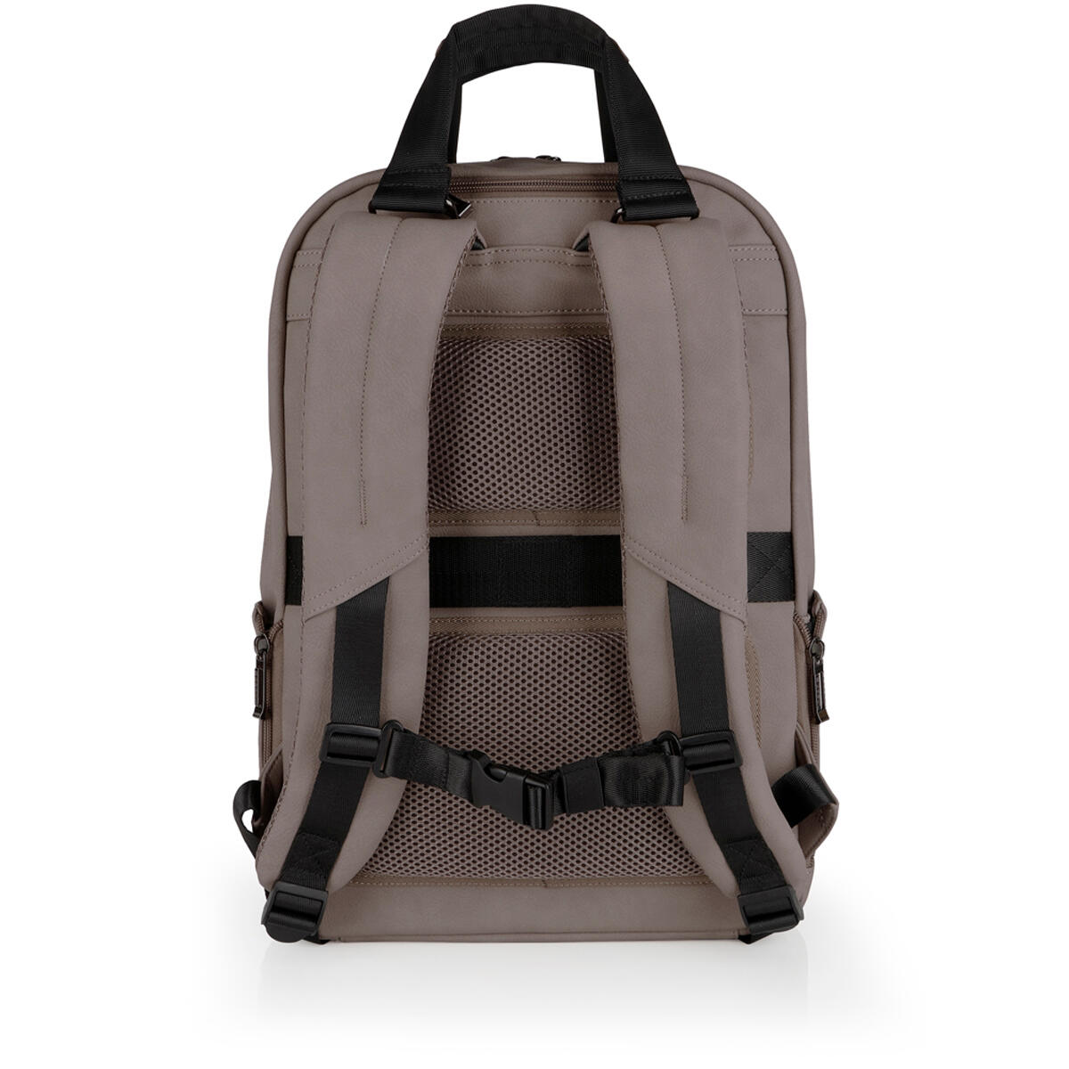 Mochila para portátil Gabol Link de piel sintética con acople para maleta 3/6