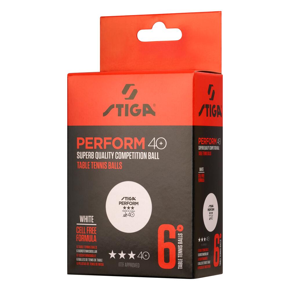 Bolas de tênis de mesa STIGA PERFORM, 6 unidades. 3 bolas de pingue-pongue. 5/5