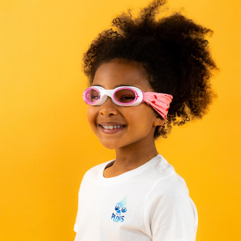 Schwimmbrille Kinder – Ultrasoftes Stirnband Coeurs Sucettes 5/7