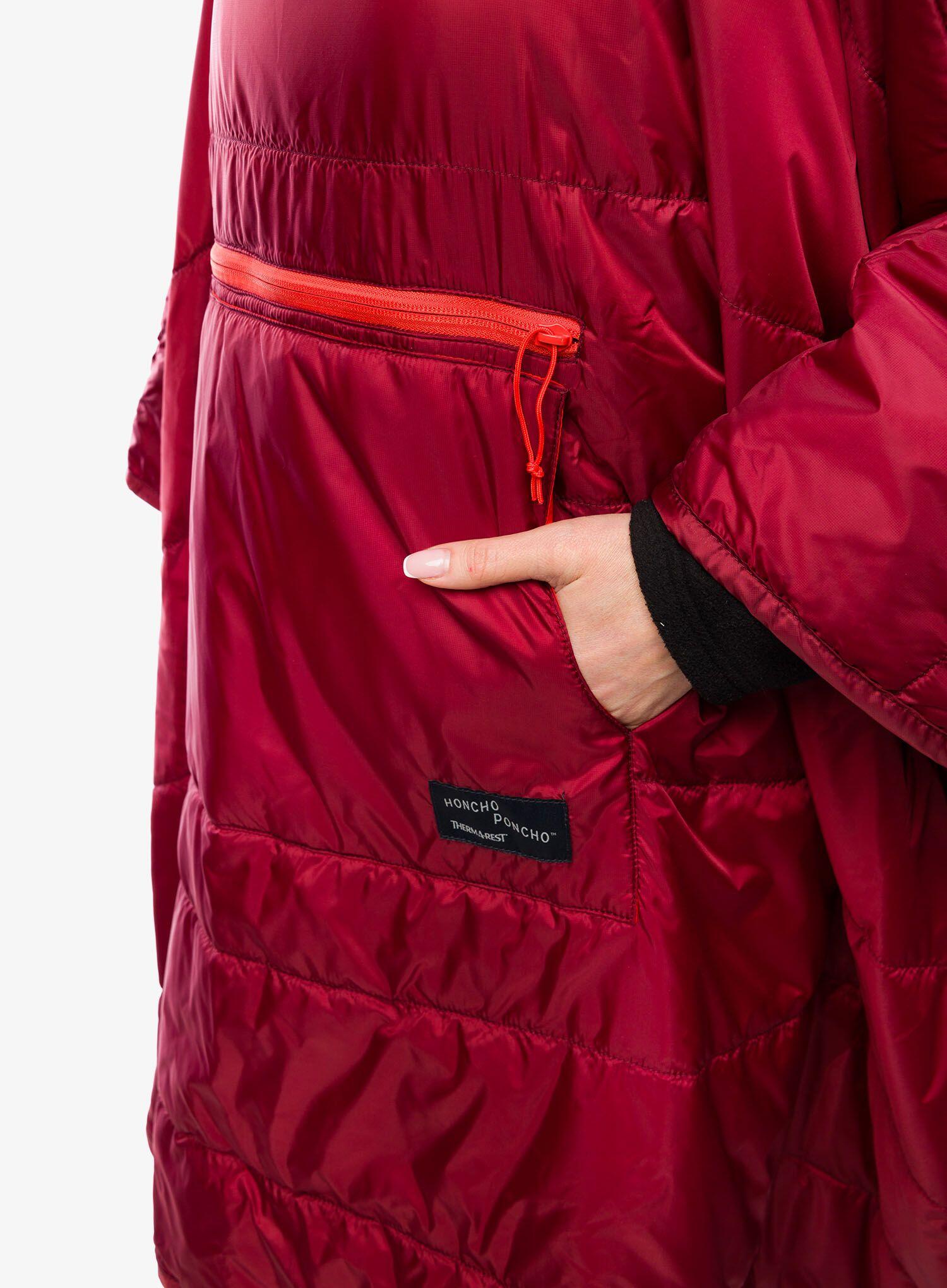 tragbare Decke Honcho Poncho mars red 5/7