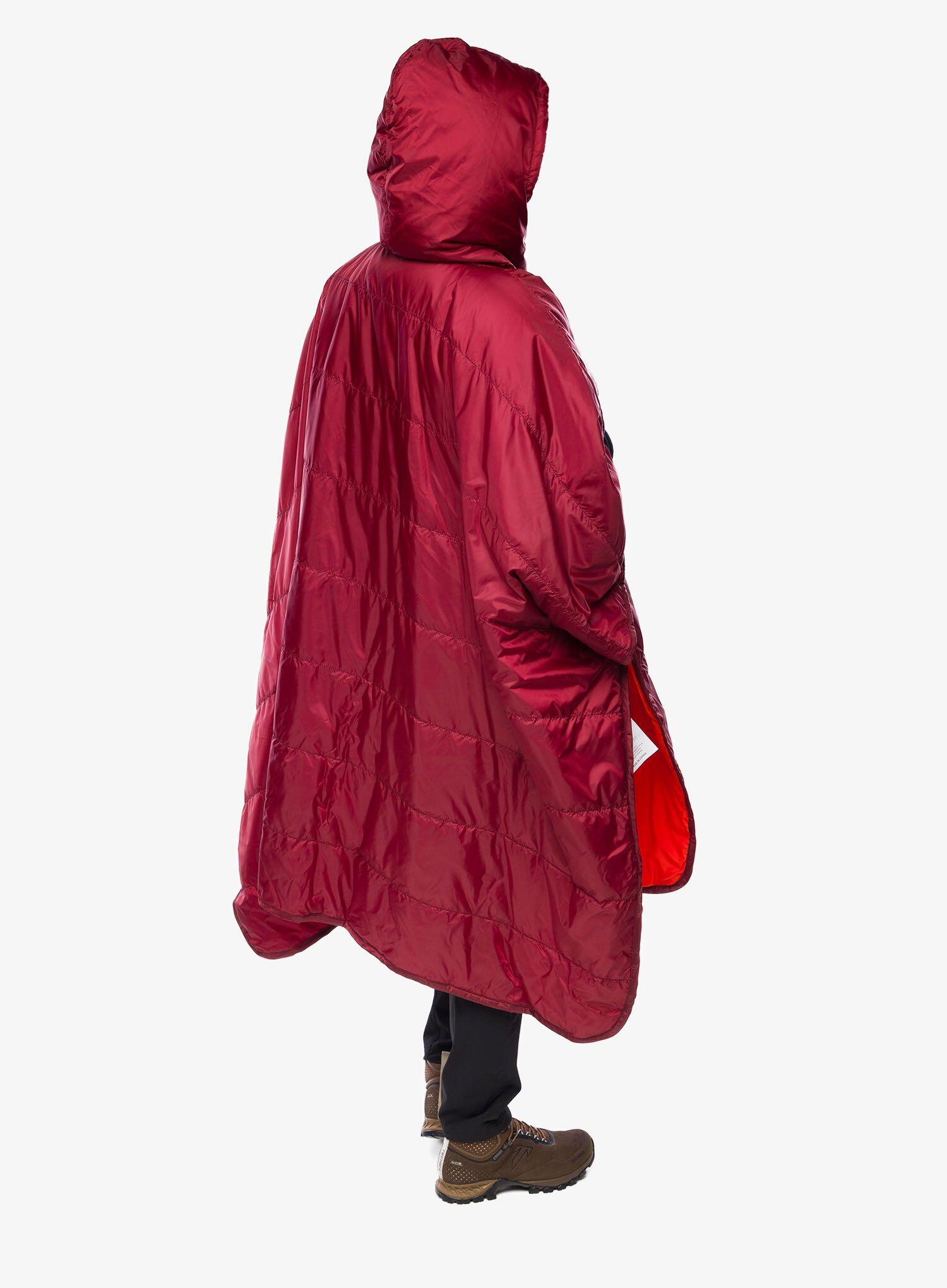 tragbare Decke Honcho Poncho mars red 4/7