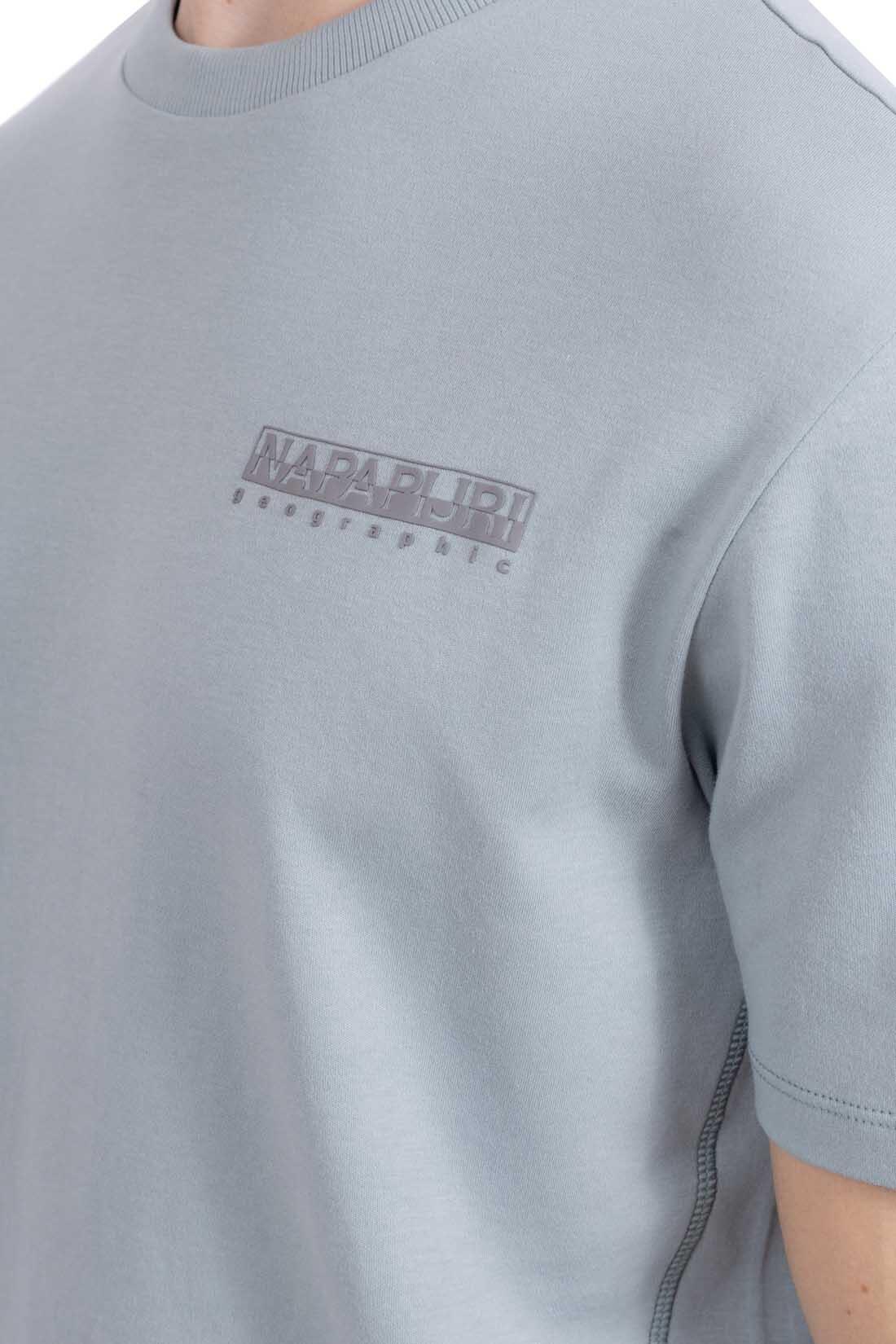 t-shirt crop top S-VANNI SS HOMME Gris sauge 5/5