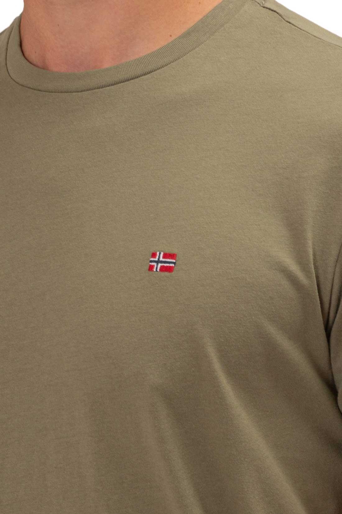 Napapijri t-shirt hommes NP0A4H8D verde S 4/5