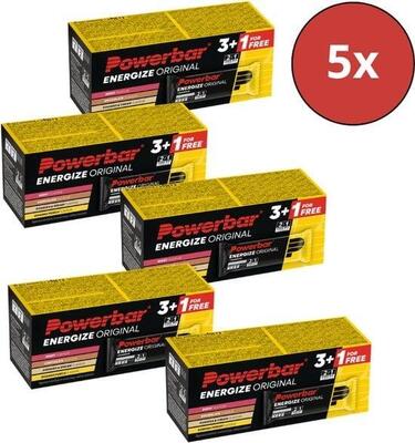 Energierepen mix powerbar energize original - voordeelpakket 5ds (4x55gr)