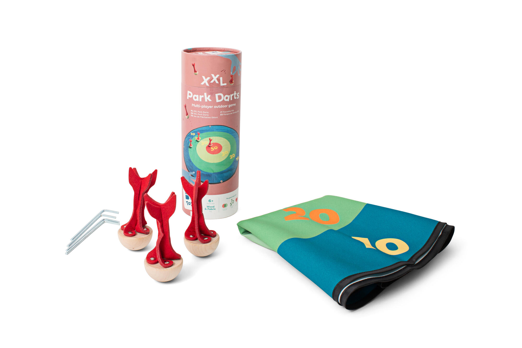Cible fléchettes XXL - Jeu de lancer plein air pour enfant - jeu de jardin 7/8
