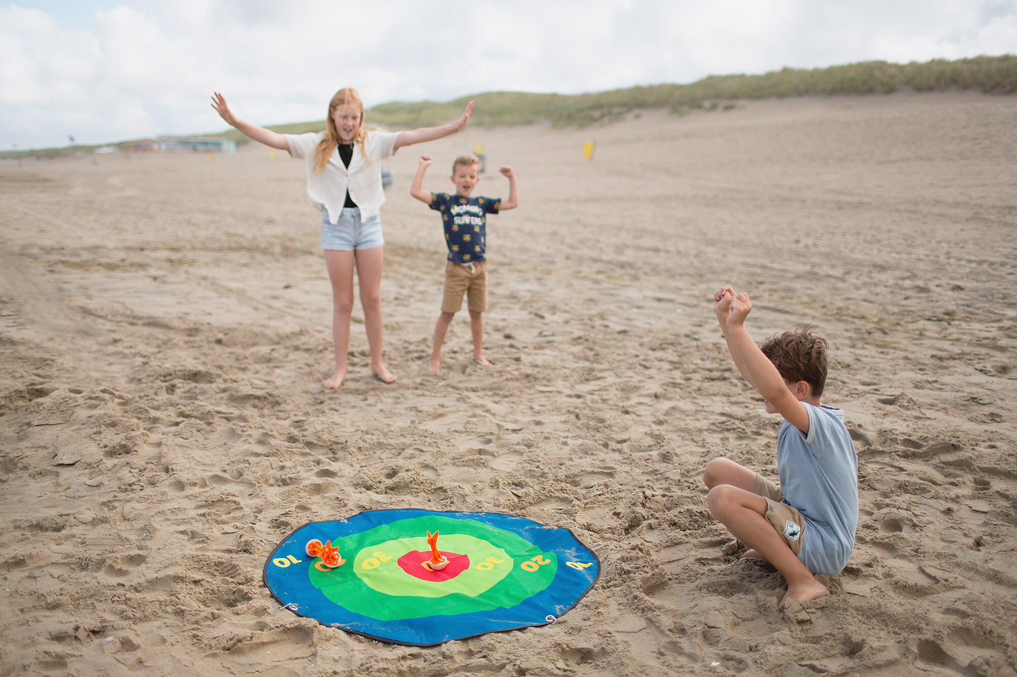 Cible fléchettes XXL - Jeu de lancer plein air pour enfant - jeu de jardin 6/8
