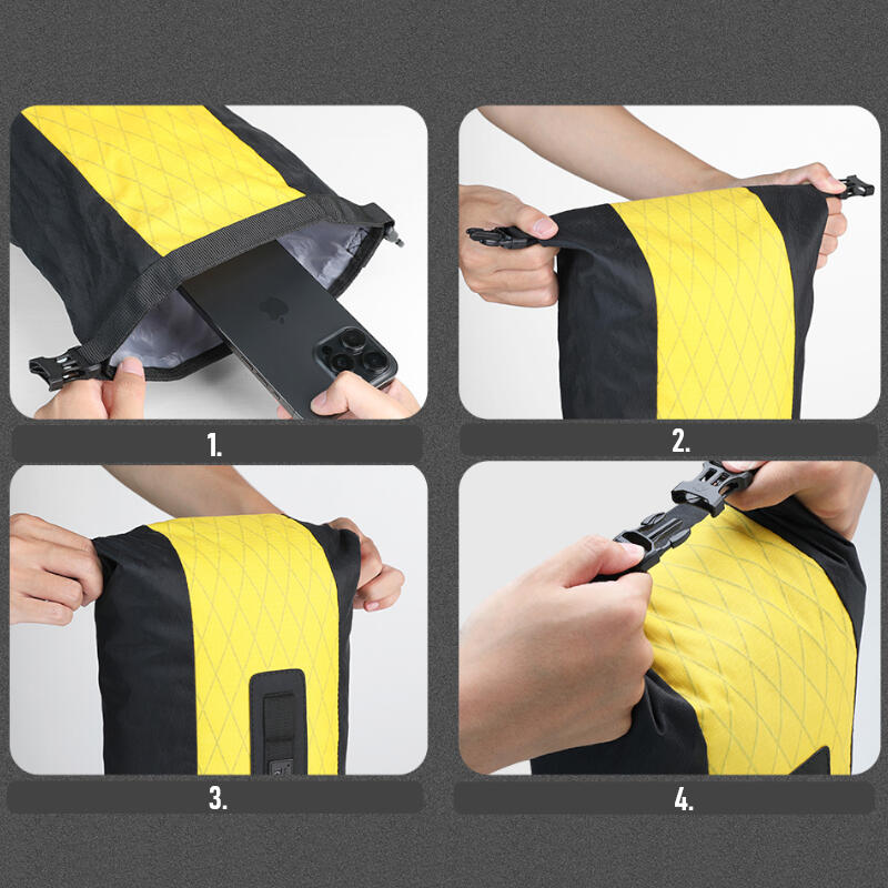 Sakwa rowerowa na przedni widelec z uchwytem Rhinowalk BHD0013 6,5L 5/7
