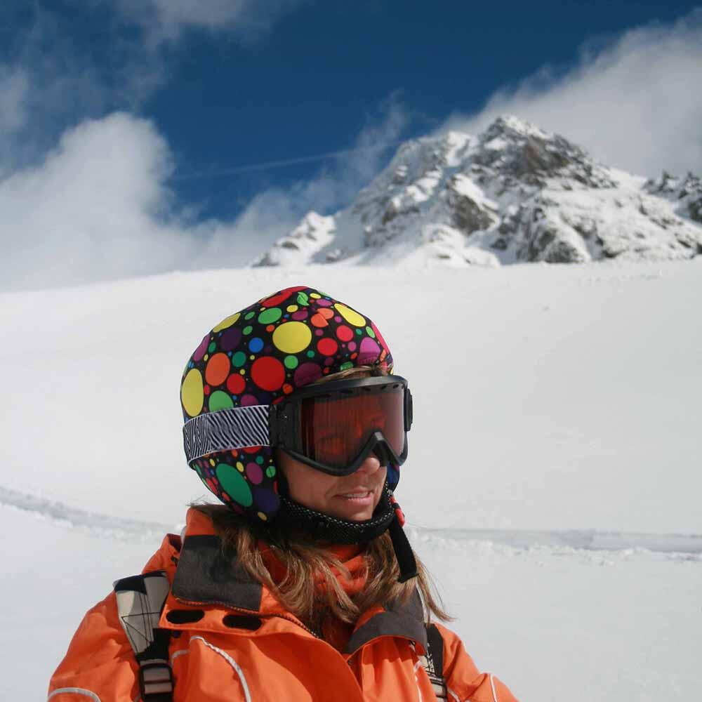 Housse de casque fantaisie-Coolcasc-Crazy Dots-Taille unique 3/3