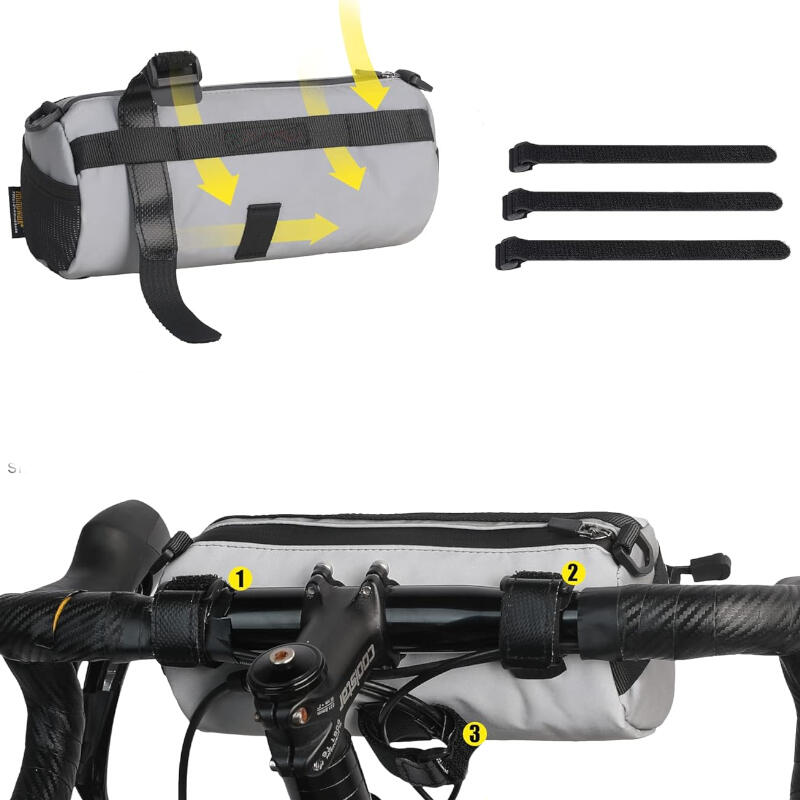 Sakwa rowerowa na kierownicę Rhinowalk RK9103 6/7