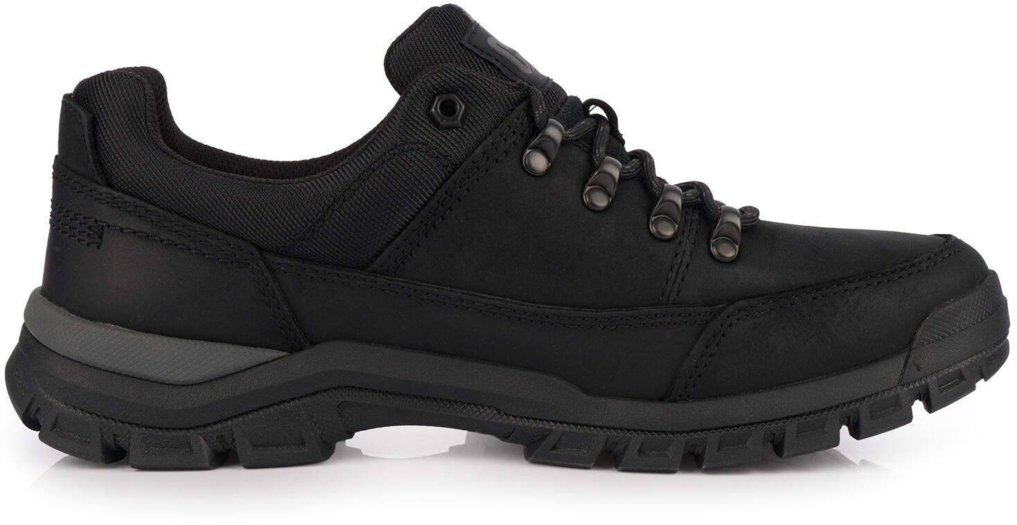 Męskie półbuty czarne skórzane CATERPILLAR CAT THRESHOLD HIKER LOW 3/7