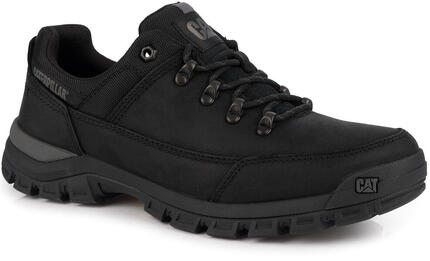 Męskie półbuty czarne skórzane CATERPILLAR CAT THRESHOLD HIKER LOW