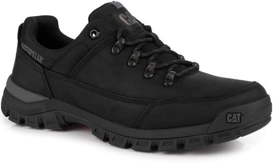Męskie półbuty czarne skórzane CATERPILLAR CAT THRESHOLD HIKER LOW