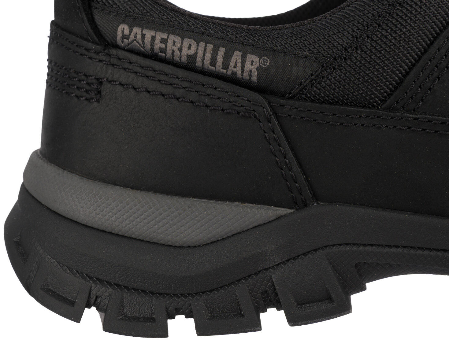 Męskie półbuty czarne skórzane CATERPILLAR CAT THRESHOLD HIKER LOW 6/7