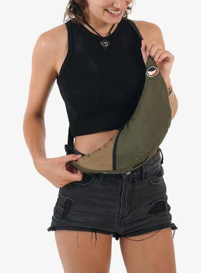 Torba Ticket To The Moon Upcycled Sling Bag