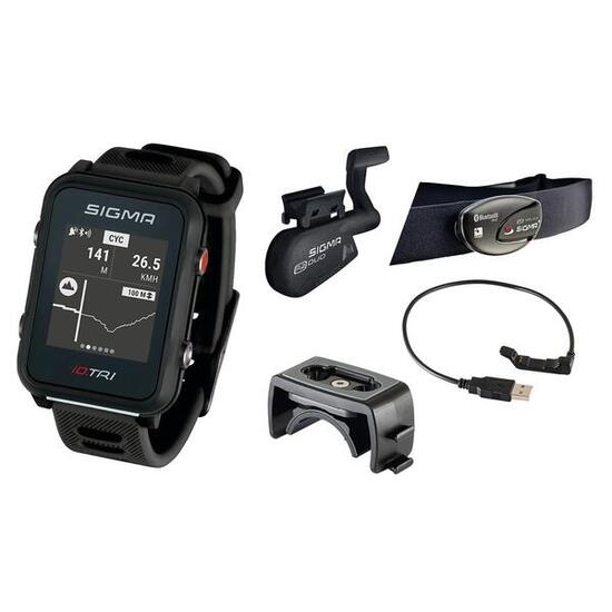 Sporthorloge iD.TRI Black Set