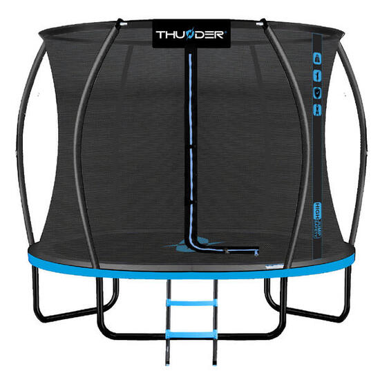 Trampolín para niños para el jardín THUNDER INSIDE ULTRA 10FT 305CM azul