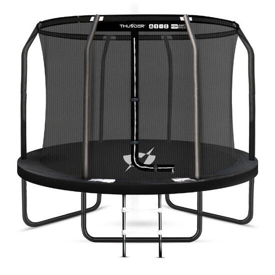 Trampoline de jardin pour enfants THUNDER INSIDE ELITE 6FT 183CM noir