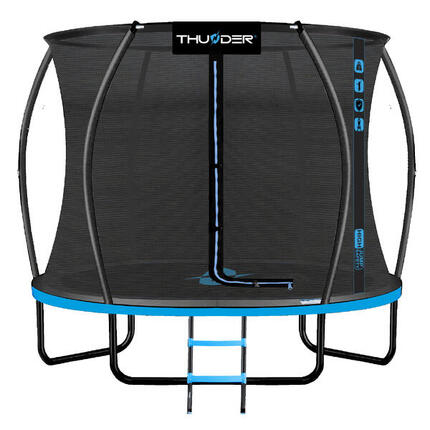Trampoline de jardin pour enfants THUNDER INSIDE ULTRA 8FT 244CM bleu