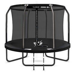 Trampoline de jardin pour enfants THUNDER INSIDE ELITE 8FT 244CM noir