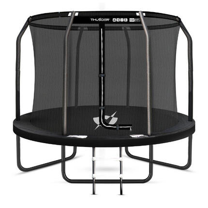 Trampoline de jardin pour enfants THUNDER INSIDE ELITE 8FT 244CM noir