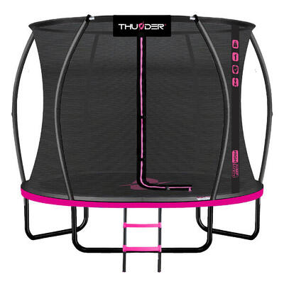 Trampolino da giardino per bambini THUNDER INSIDE ULTRA 8FT 244CM blu