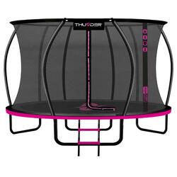 Trampoline de jardin pour enfants THUNDER INSIDE ULTRA 14FT 427CM rose